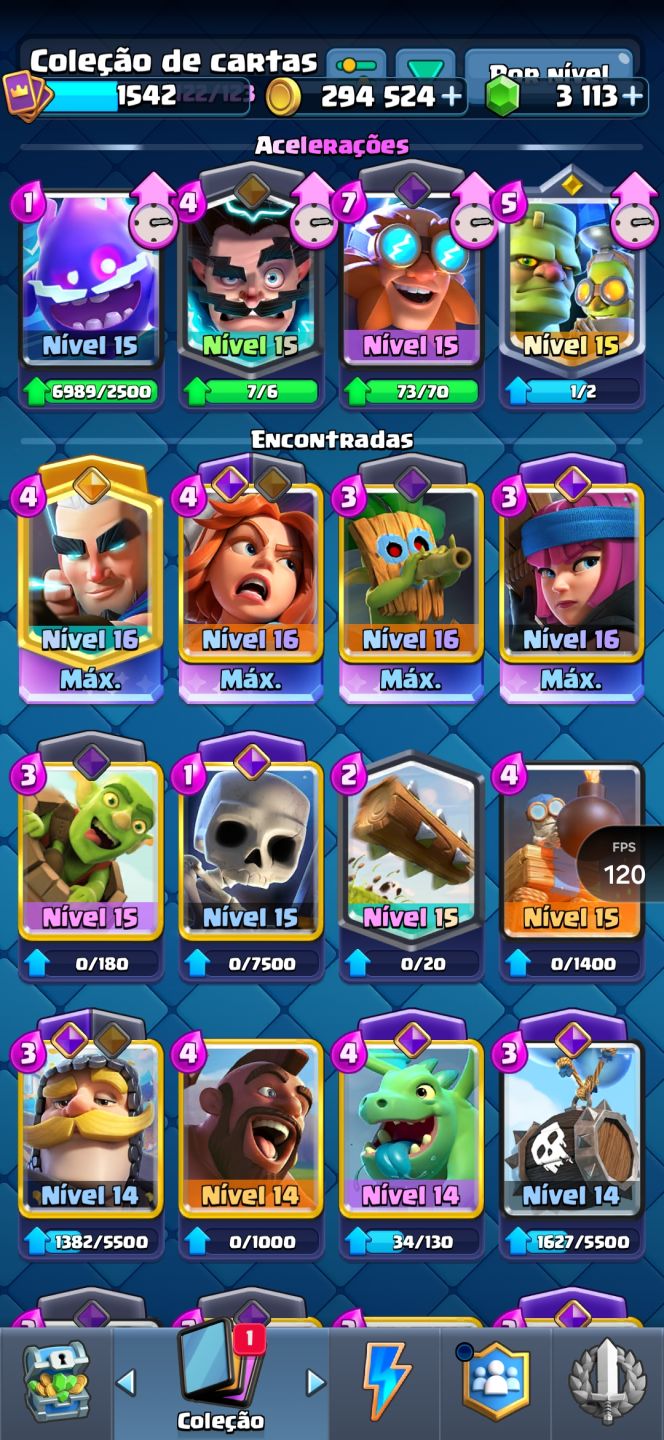 Conta Clash Royale