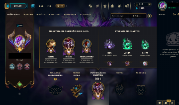 CONTA LOL COM 839 SKINS / CONTA DE 2014 / FULL ACESSO