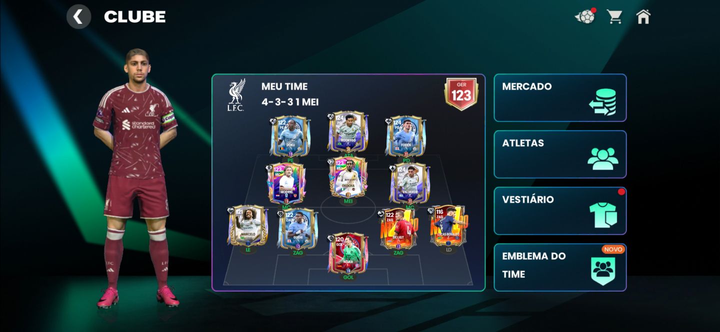 FIFA móbile- conta ger 123 top melhor preço do mercado