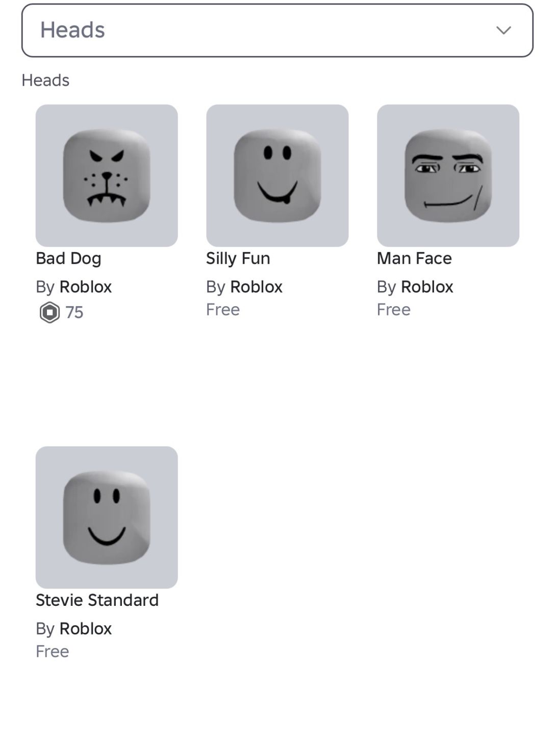 Conta ROBLOX Com White dog ears + Question mark + 219 ROBUX + 6 Toycodes