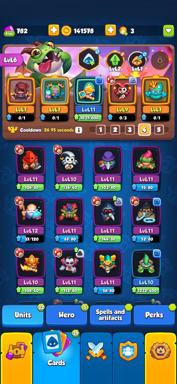 CONTA RUSH ROYALE ÓTIMA PARA NOVOS JOGADORES.