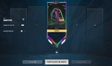 Conta de Valorant ascendente 1 com vandal glitchpop, phantom brinquedo.
