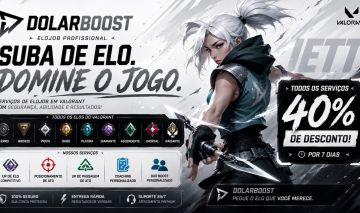EloJob | Valorant 40% de desconto em diferença de 2 elos