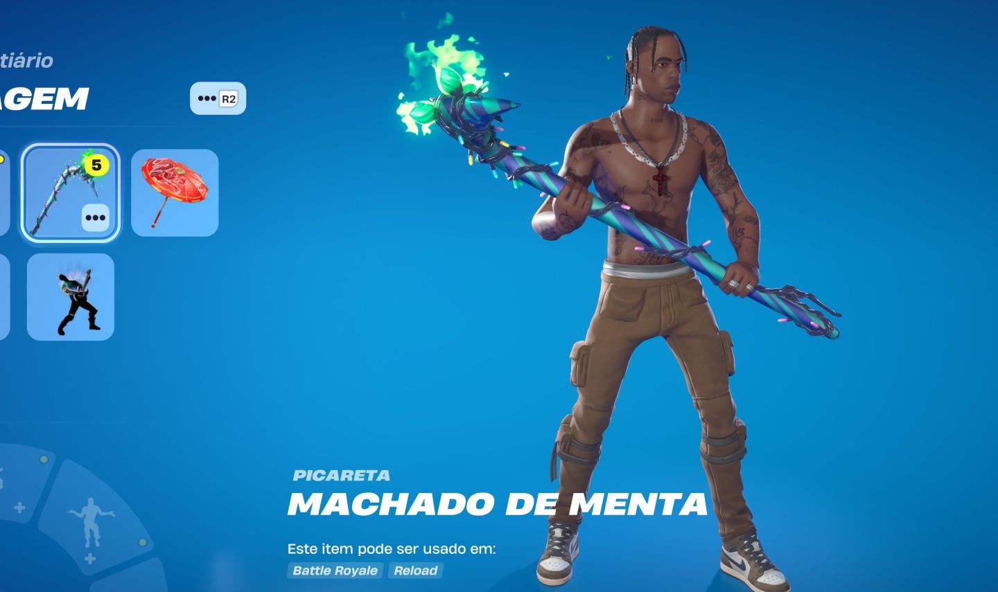 CONTA FORTNITE RARA! WILDCAT + TRAVIS SCOTT + IKONIK + POLO PRODIGY | SKIN