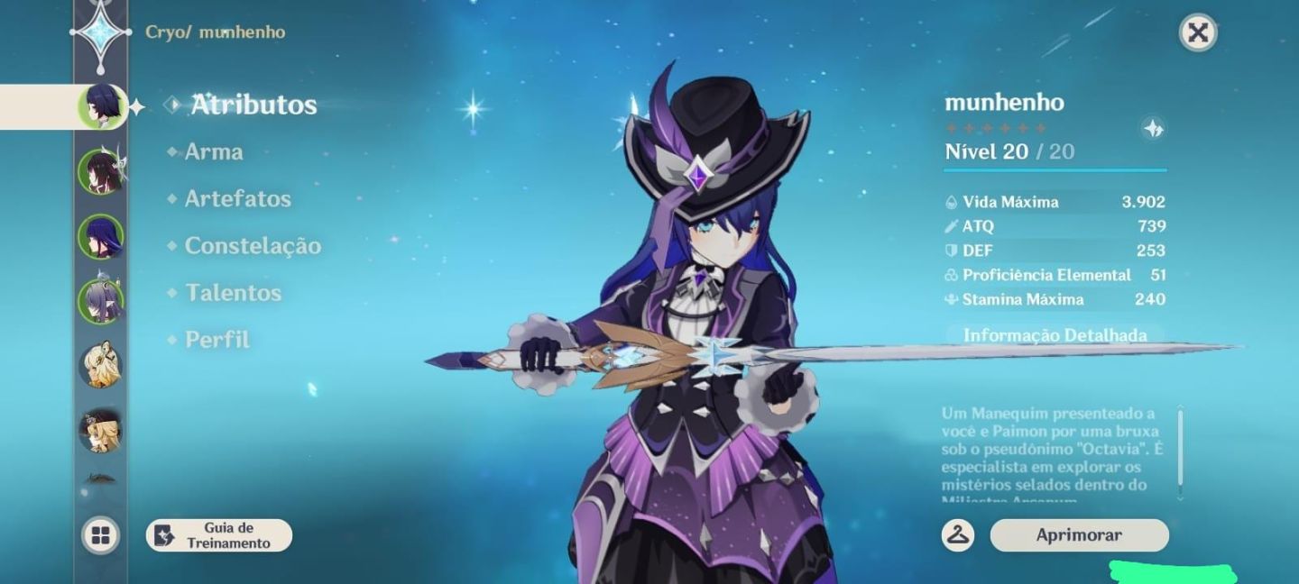 Genshin Impact - Columbina+Lauma+Nicole+Yae Miko+Raiden e outros conta End Game