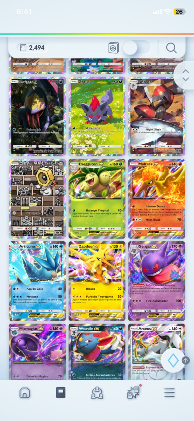 Conta de pokemon tcgp em inglês lvl37 (valor pode ser negociado)