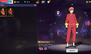 Conta Braba De Freefire Com Skins Da Kagura Collab Gintama!