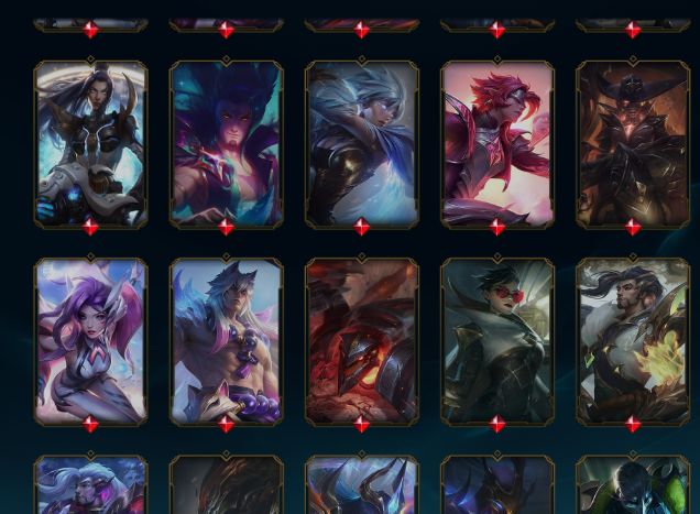 CONTA LOL MAIN KATARINA/ZED 375 SKINS | LV 617 | BR