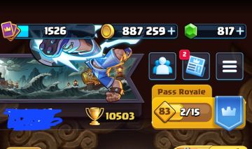 Conta Clash Royale 10K Troféus Arena 26 Todas as Cartas