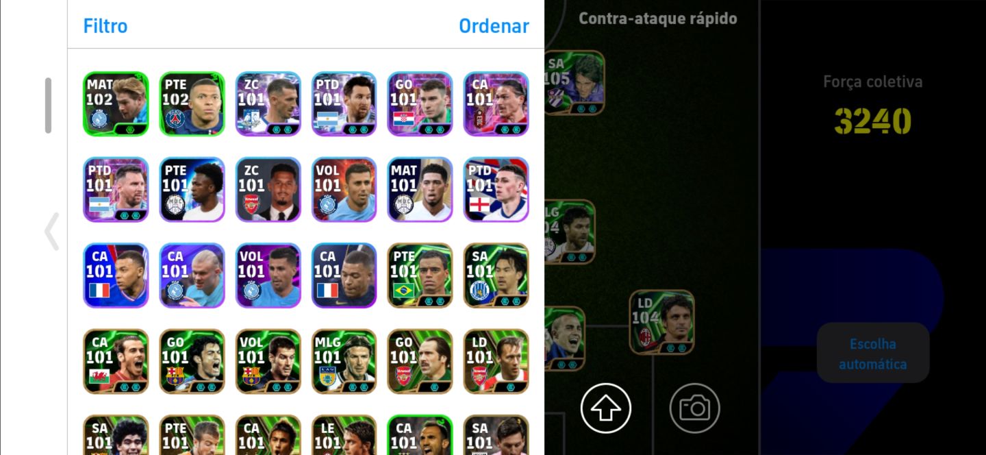 [Messi 105 do Pack] Conta Cheia De Épicos!! 3240 De Força Máxima!!