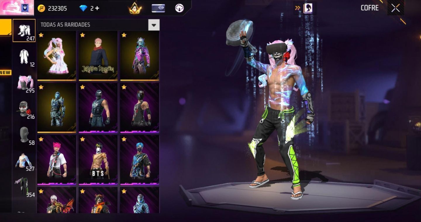 PRIME 5 - CONTA ANTIGA COM ANGELICAL , +520 PEITORAIS