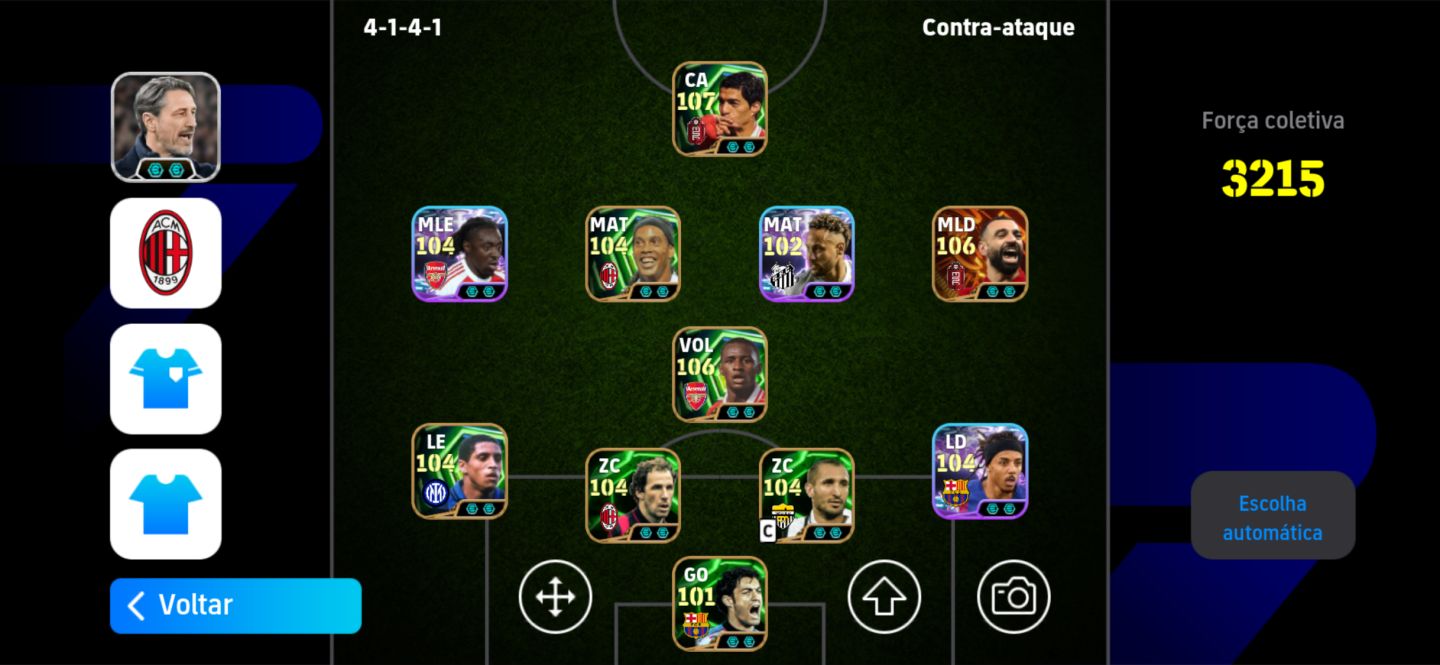 Conta efootball melhor Ronaldinho