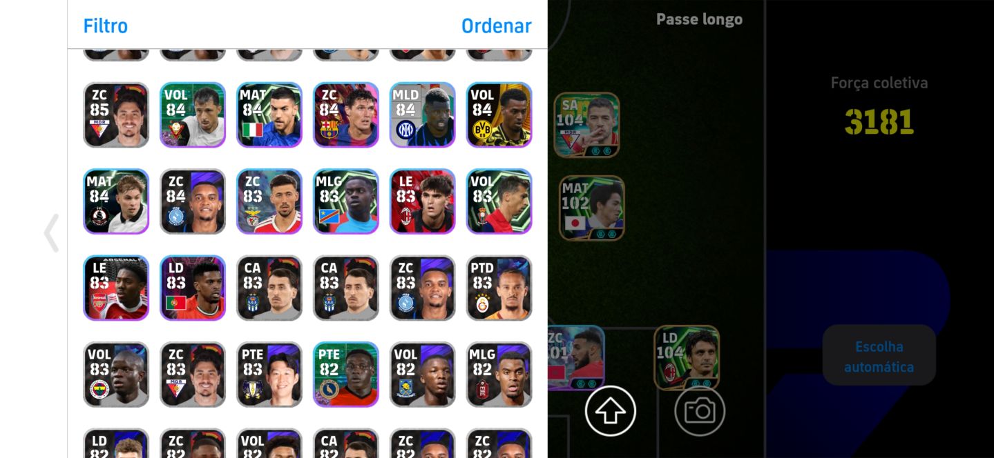 FULL BRAVA EFOOTBALL! FORÇA 3181 |MESSI 104|SUÁREZ 104|CASILLAS 105|BEBETO 104|