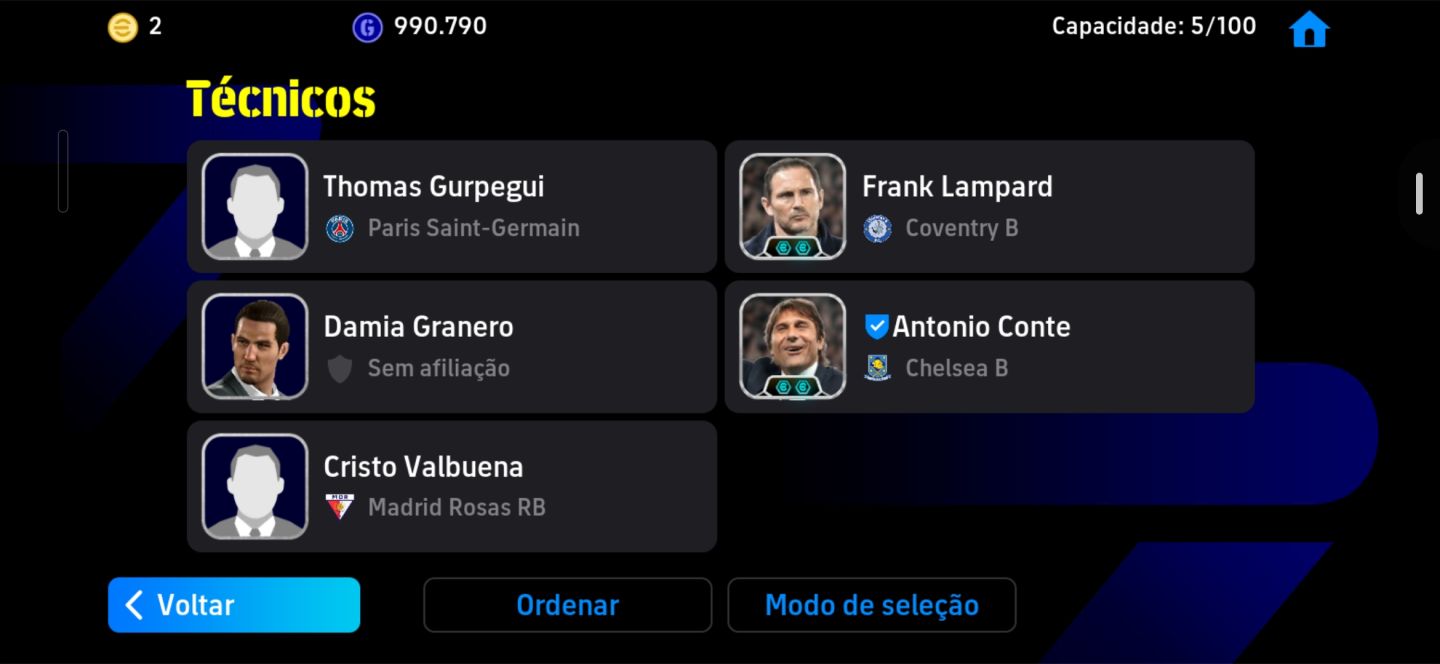 CONTA EFOOTBALL 2026 MOBILE