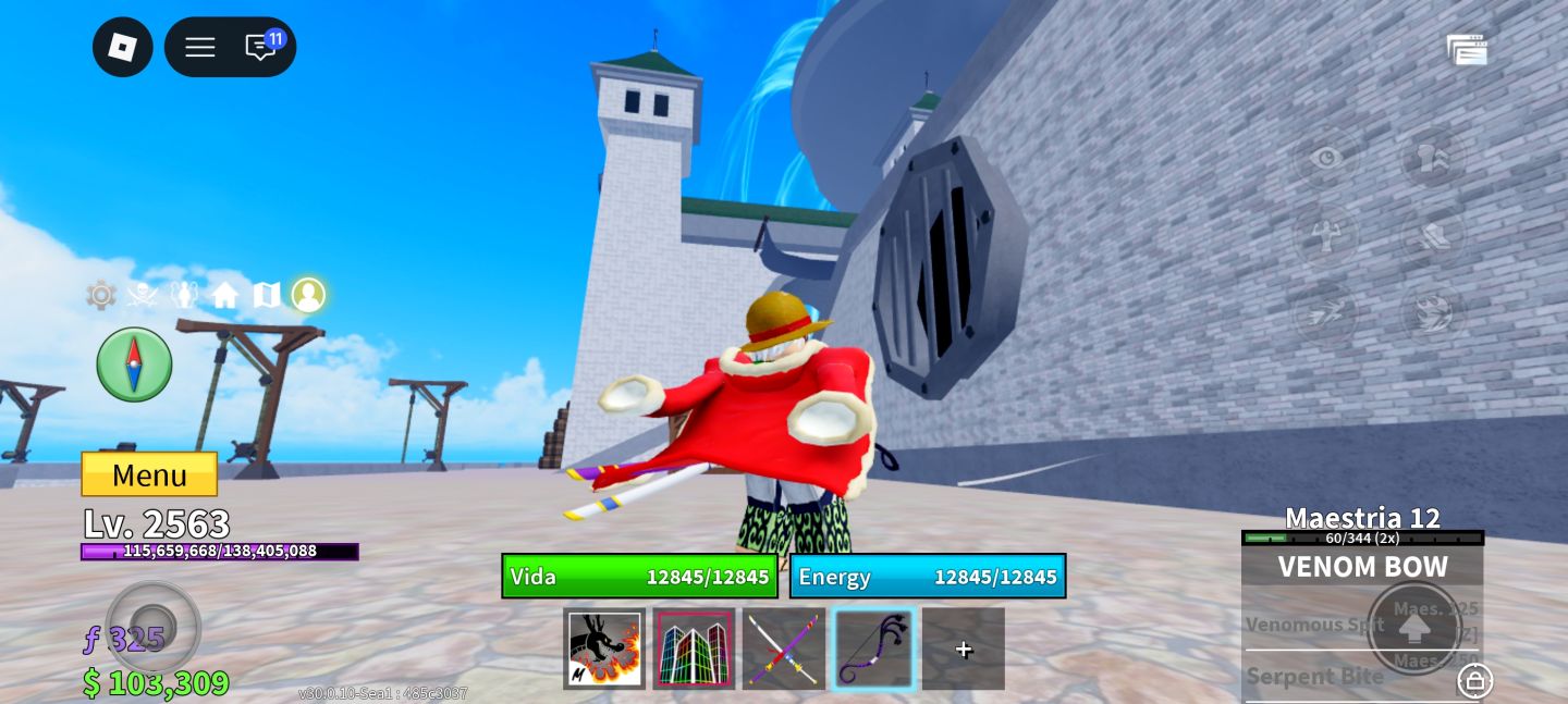BLOX FRUITS LVL 2550+ | DARK BLADE + 3 PERMANENTES + 3 GAMEPASSES + CYBORG V3 |