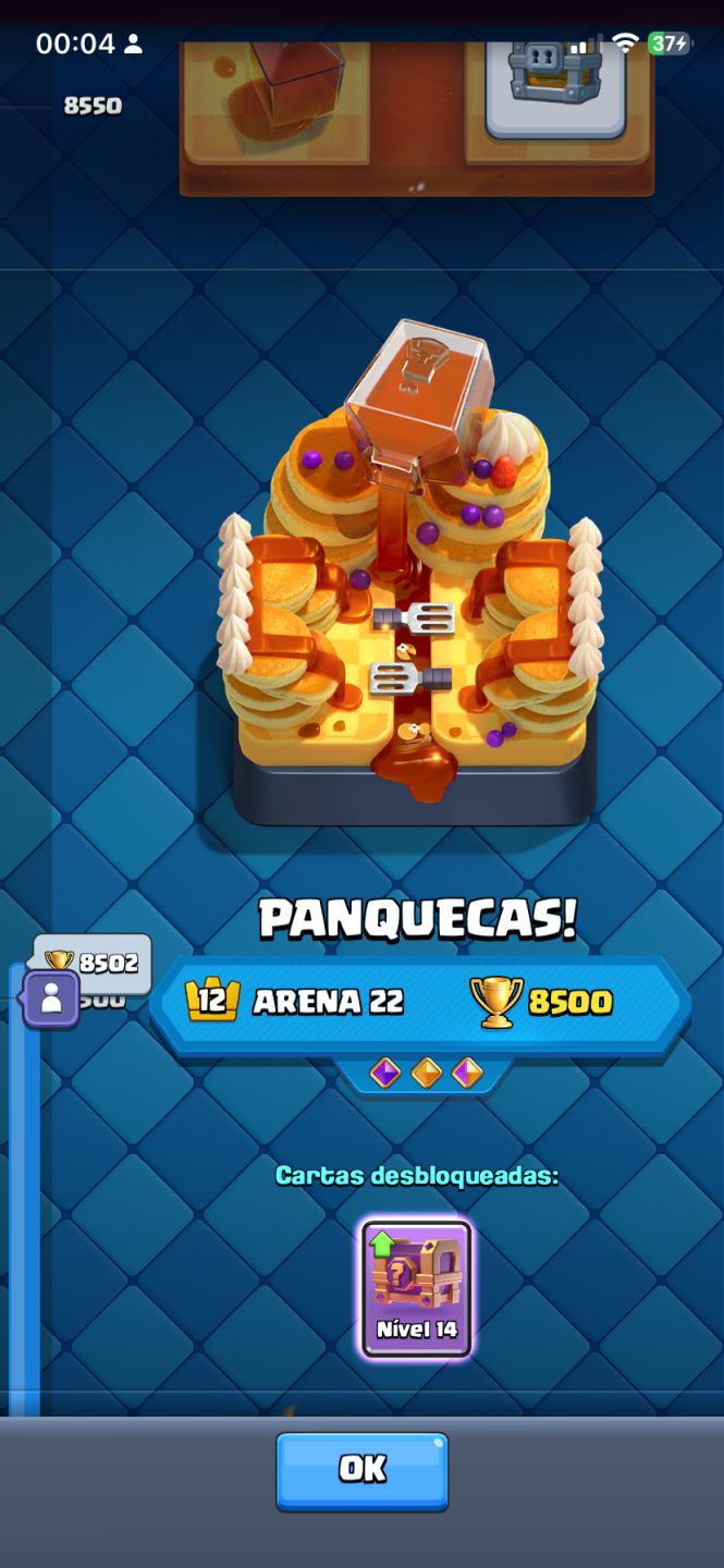 Conta Clash Royale - Arena 22/1104 gemas/2 herois/7 evos