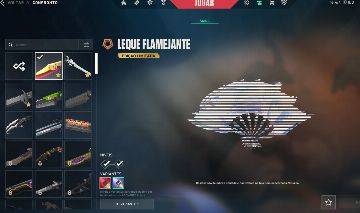 LEQUE FLAMEJANTE NAO VOLTA MAIS MUITAS SKINS DE LOJA VALOR NEGOCIAVEL PLATINA