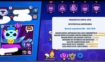 Conta de 2018, todos os pass e skins