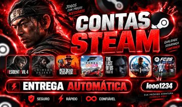 Conta Steam Offline (Compartilhada) - Jogos Offline (Entrega rápida)
