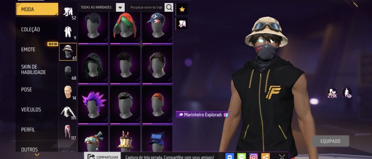 CONTA FREE FIRE | PASSES ANTIGOS | RARA | ACESSO VIA VK
