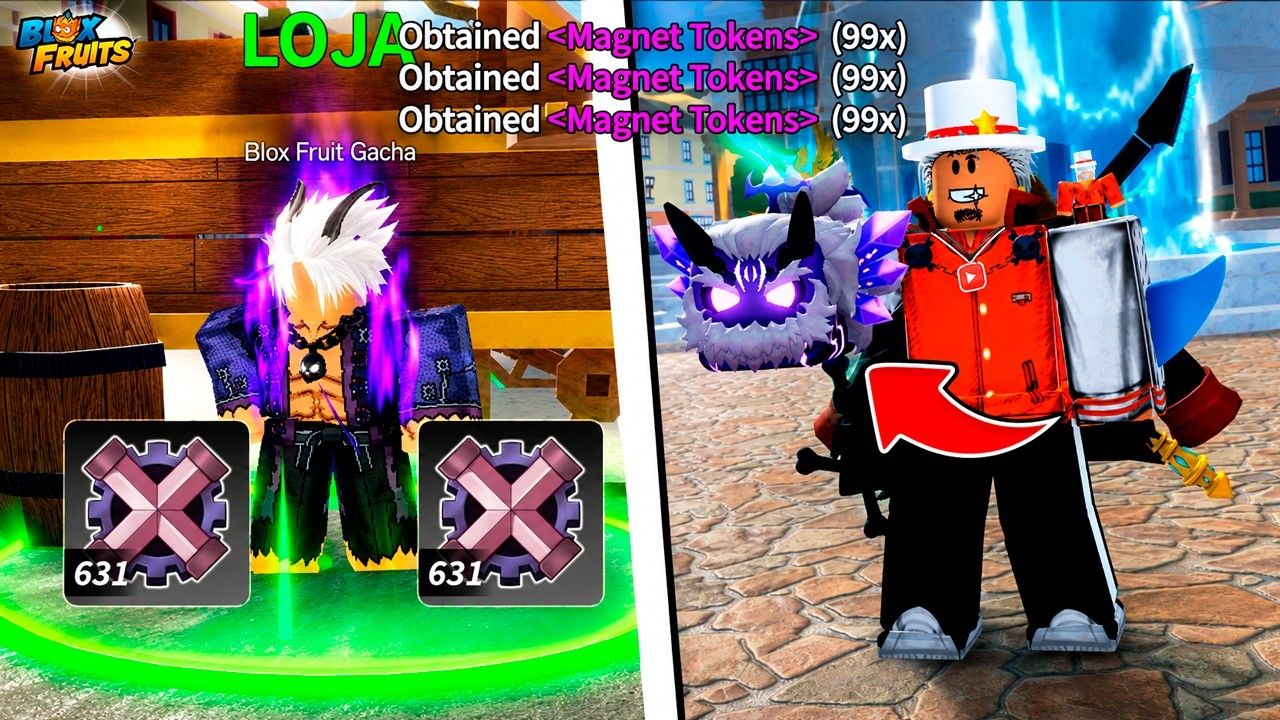 SERVIÇO BLOX FRUITS /(MAGNETIC, MISSÃO 1 SEA) /BOUNTY, MAESTRIA, BELLI, ... TUDO