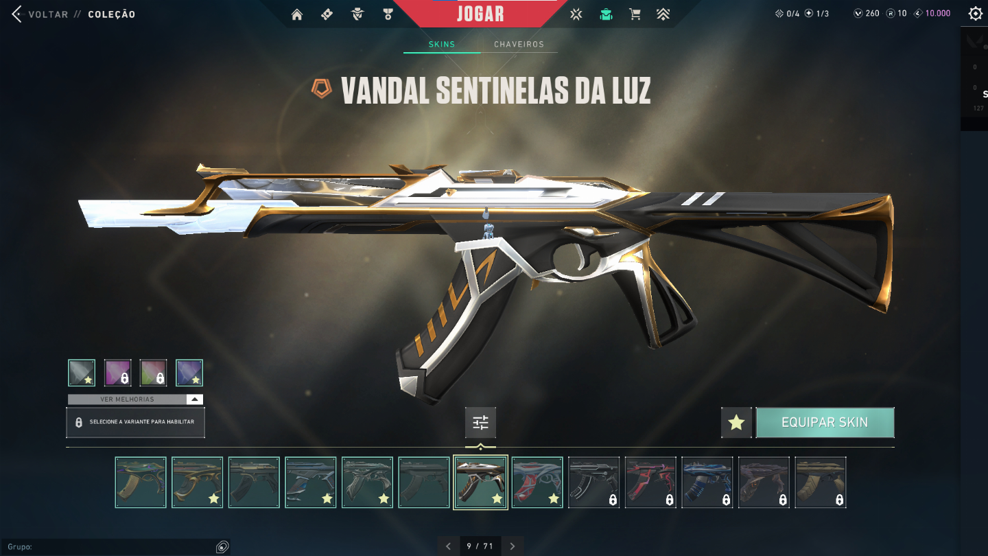 Conta de Valorant com diversas skins