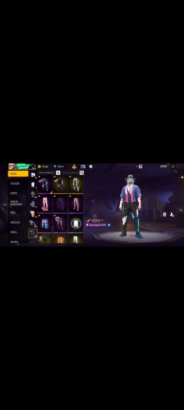 CONTA FREE FIRE COM PRIMEIRO PASSE COMPLETO