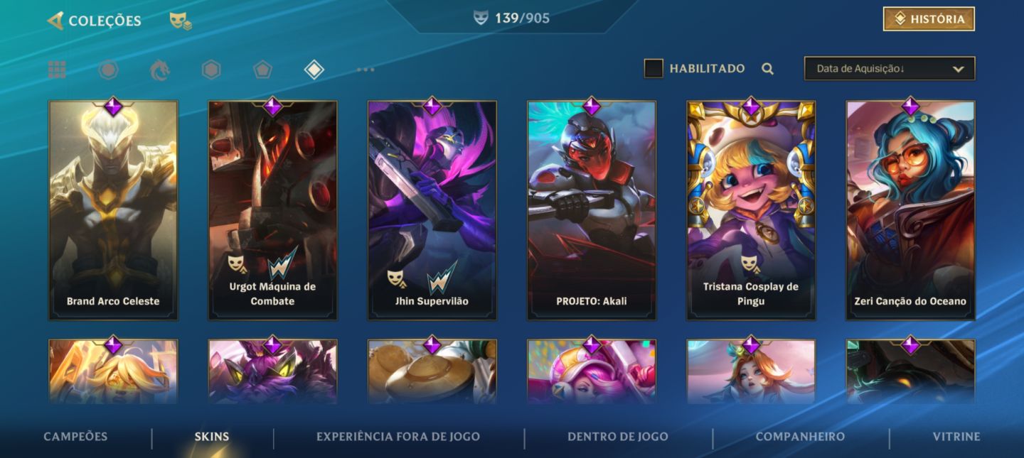 Conta de wild rift
