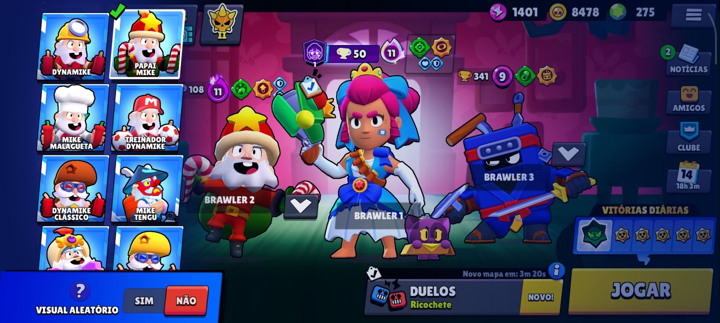 Conta com Passe antigo e muito top,acompanha uma de Clash com mais de 10k troféu