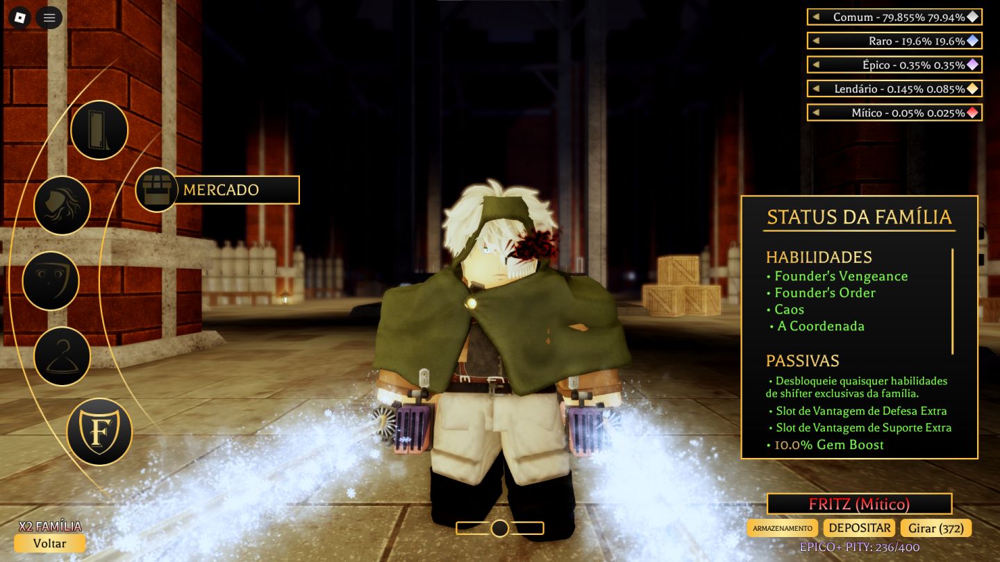 Família Fritz | Attack on Titan Revolution | Trade Rápido