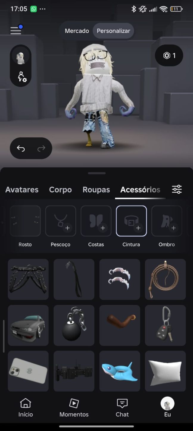 CONTA DE ROBLOX RARA E GEMADA FULL ACESSO