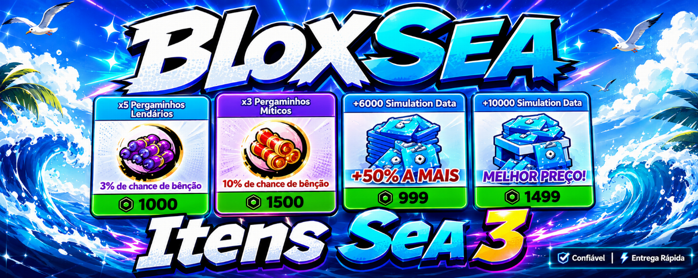 BLOX FRUITS ITENS SEA 3 [50% OFF]