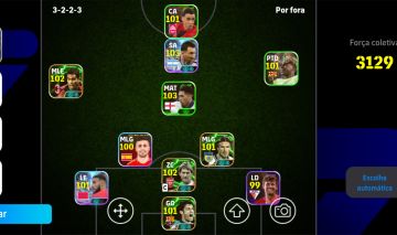 CONTA MONSTRO eFOOTBALL 3129 | Messi 103, Kaká 102, Beckham 101 + 4.7M de GP