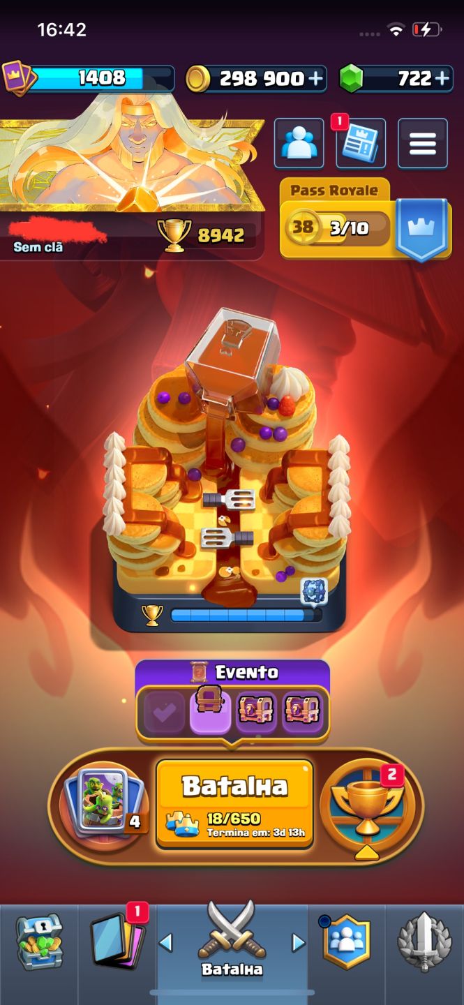 Conta Clash Royale com costemicos raros e que não voltam mais