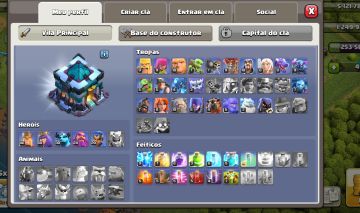 Conta top de clash of clans