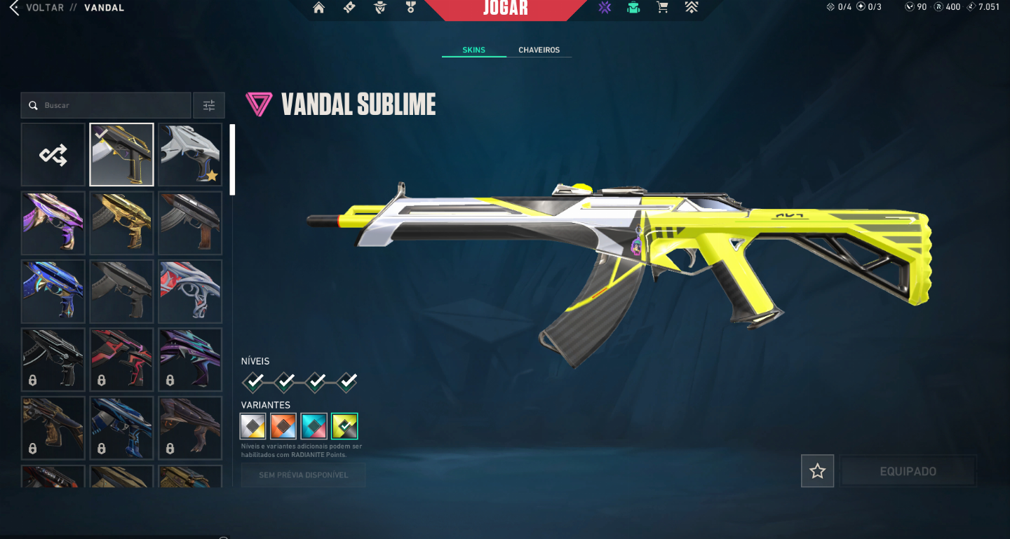 CONTA DE VALORANT COM SKINS MMR BOM.
