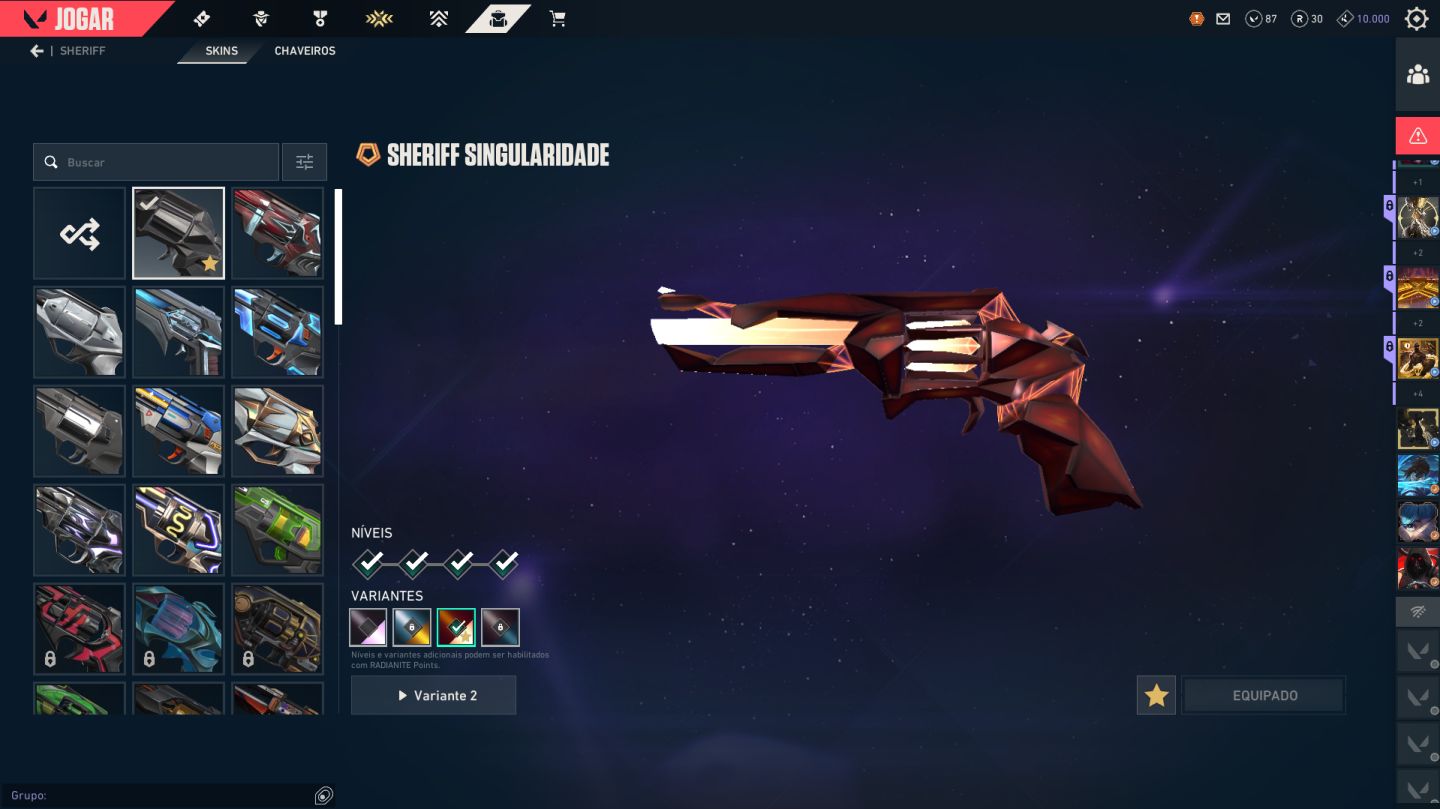 Conta Valorant Com Skins do VCT 2025, D3