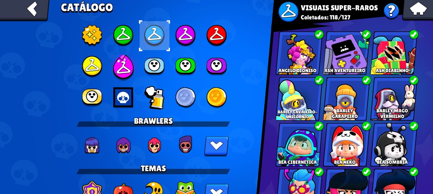 (40% Off) Conta Imperdível | 500 skins | 75 brawlers NV 11 | 3 Pro Pass
