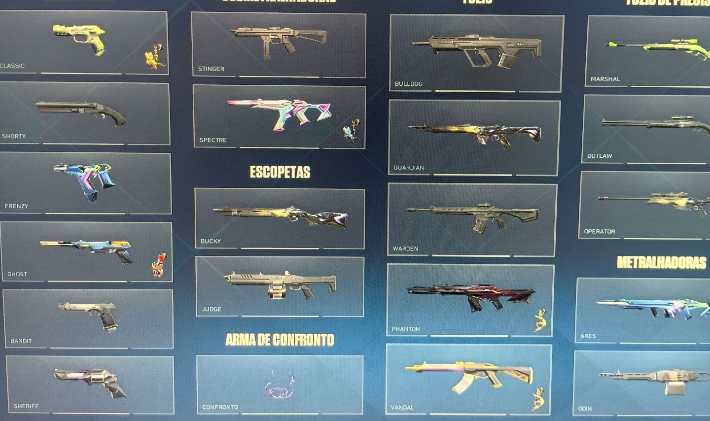 Conta de valorant (Skins)