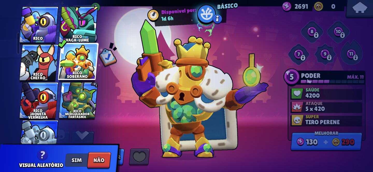 CONTA BRAWL STARS E CLASH ROYALE 11K CLASH 39K BRAWL SKINS RARA E TODAS AS CARD