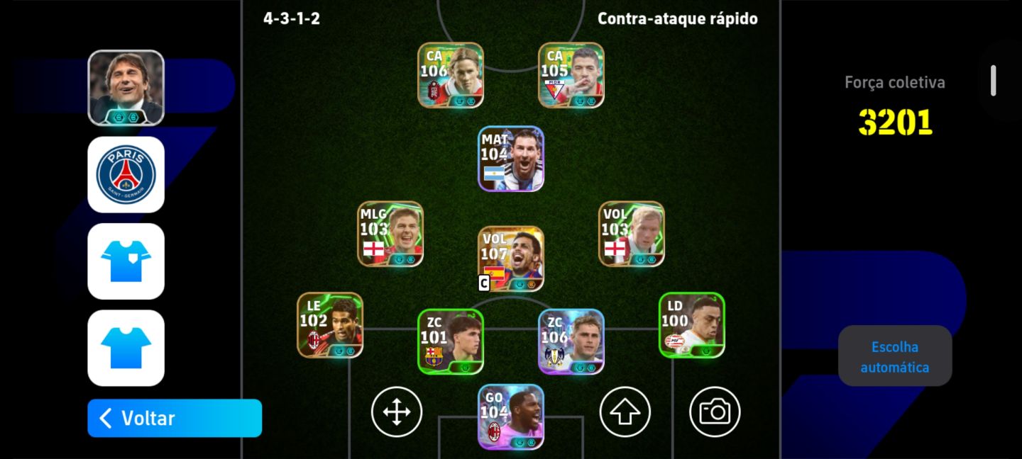 Conta de efootball barato com jogadores fortes