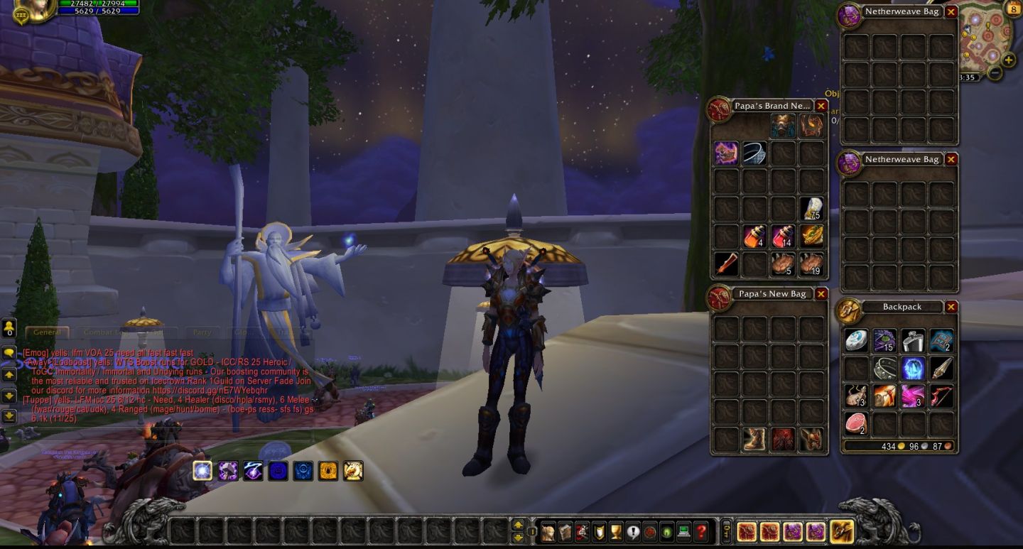 Warmane PALADINA BLOOD ELF FEMININA LVL 80 | 4.733 GS | DUAL SPEC TANK/DPS