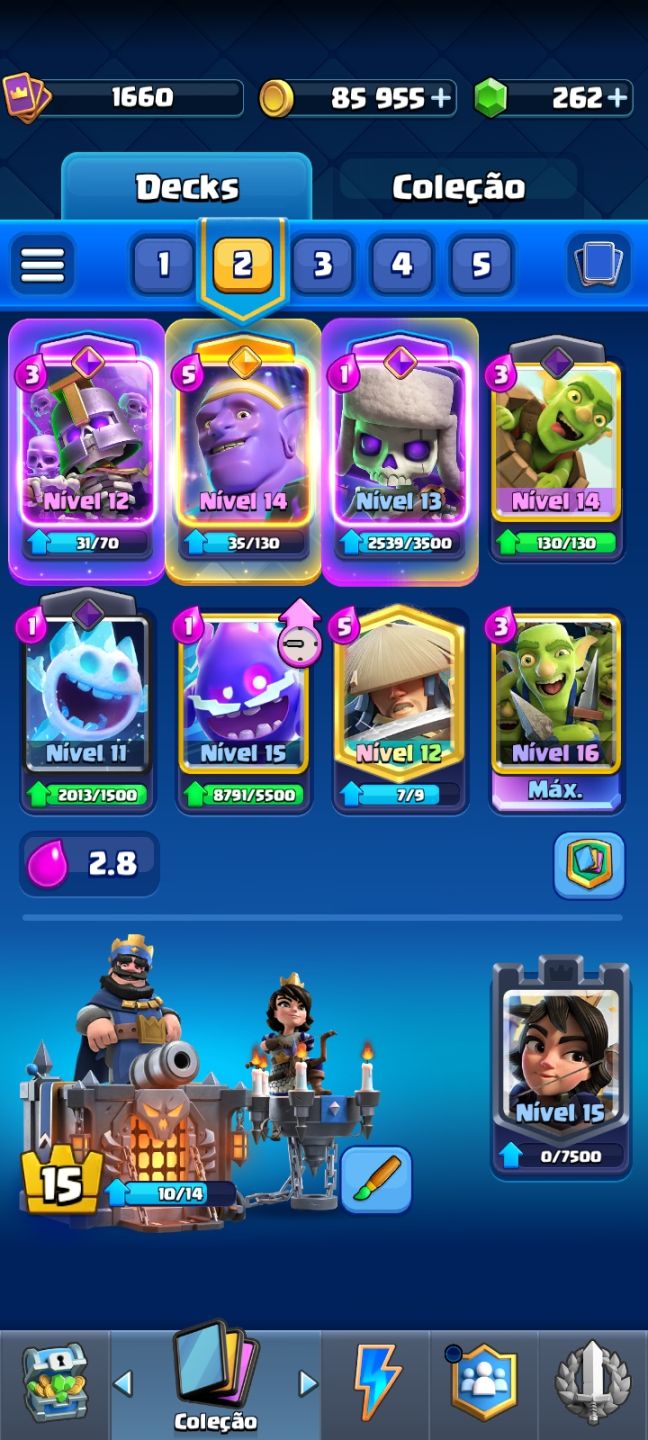 Conta Clash royale 11k troféus