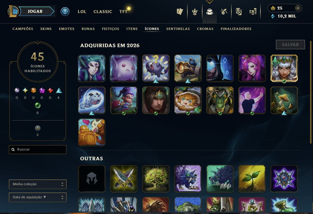 CONTA LEAGUE OF LEGENDS | NÍVEL 22