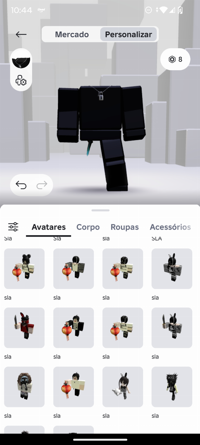 Conta com korblox e outros limiteds + 100k gastos