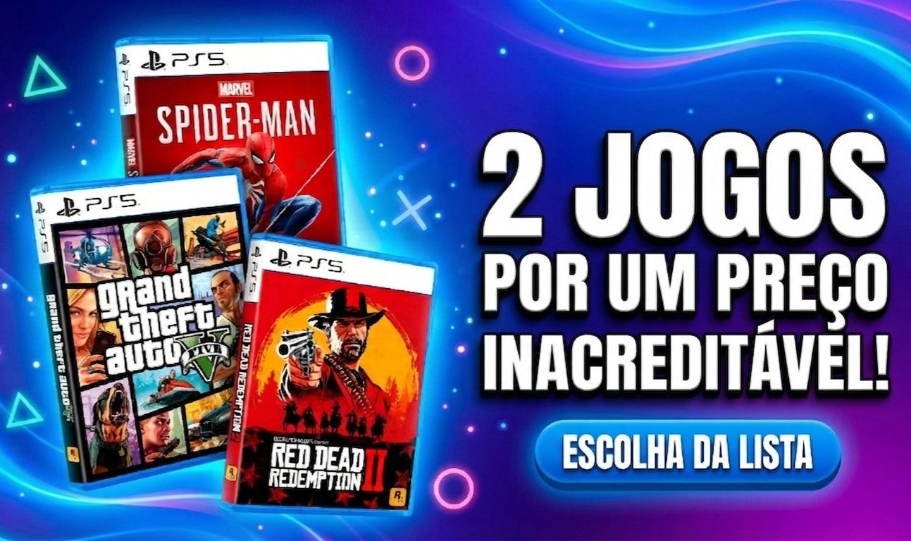 Mega desconto! Jogos digitais Secundarios PS4/PS5 com 50% OFF. Não deixe passar!