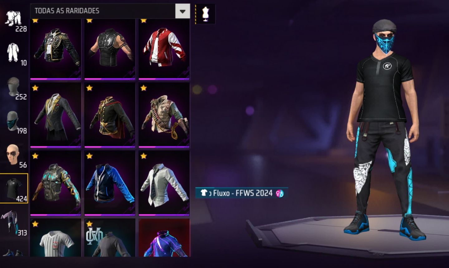 Conta de Free Fire com UMP atributada, parceiras, raridades e evolutivas!!