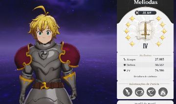 Conta 7ds origin - the deadly sins. Conta com meliodas p10