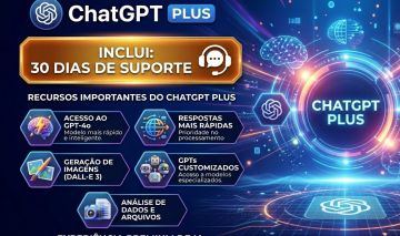 ChatGPT Plus 30 dia suporte garantido