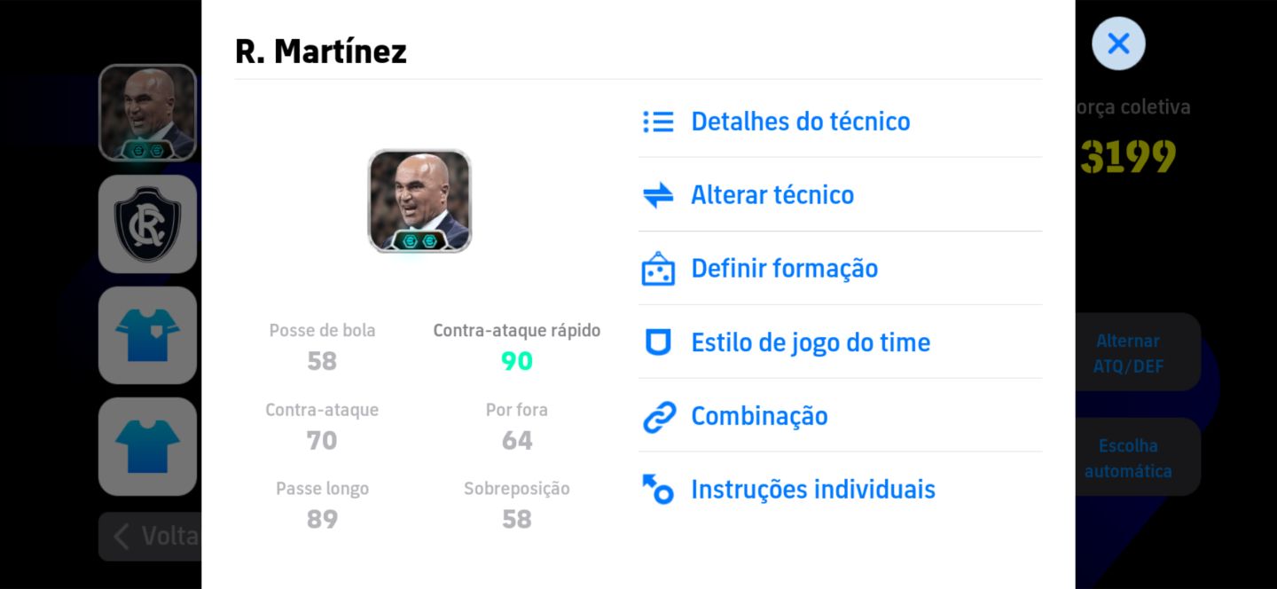 Conta de E-footeball Rara